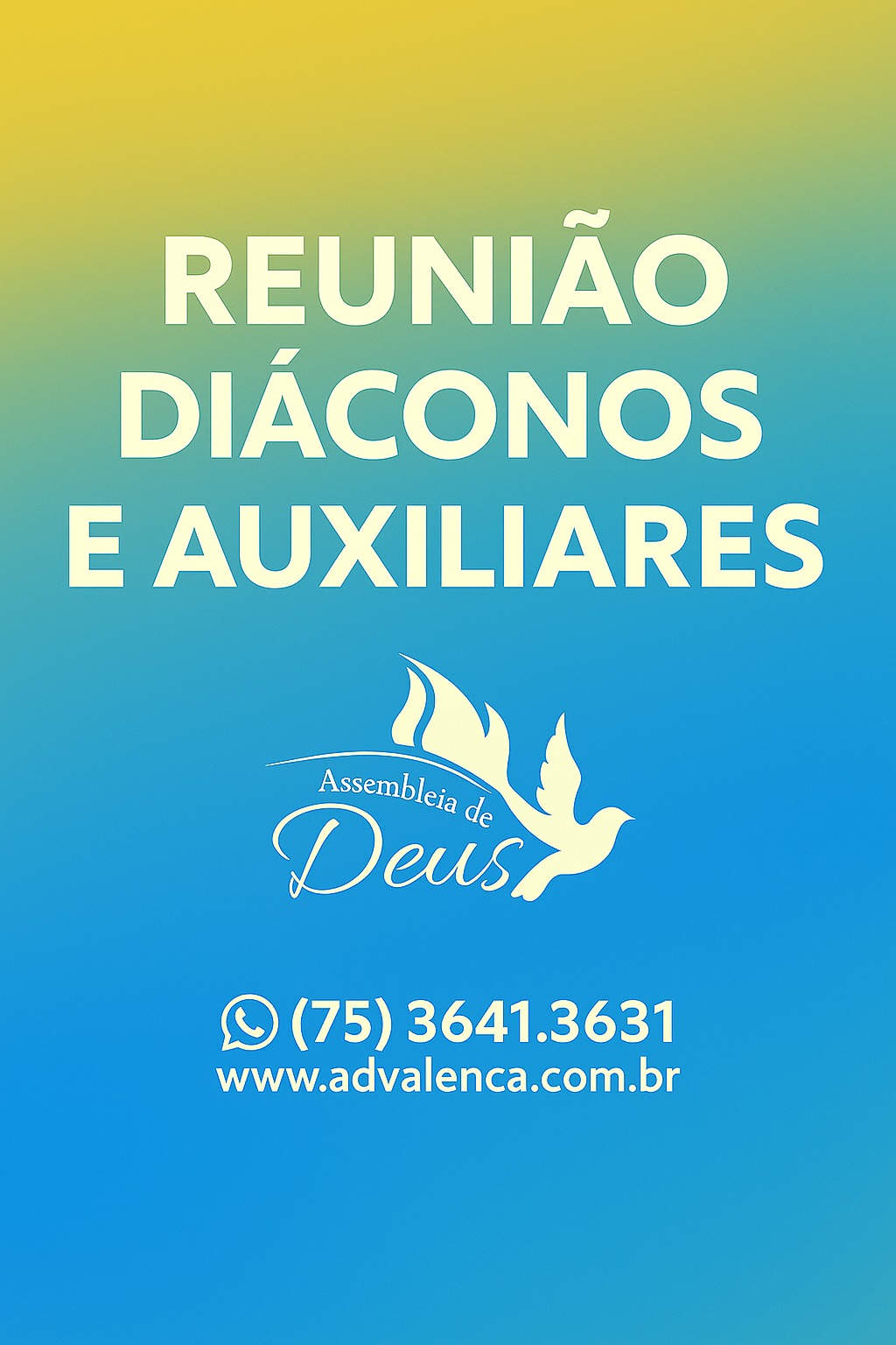 Reunião de Diáconos e Auxiliares