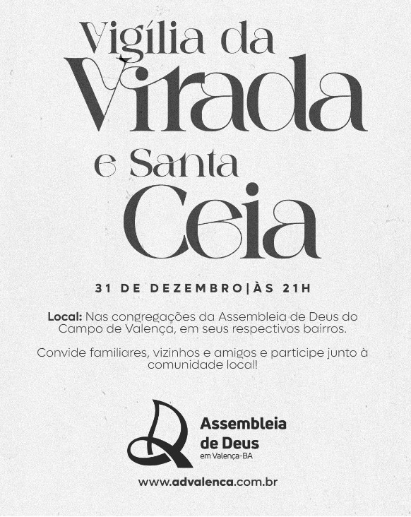 Vigília da Virada e Santa Ceia